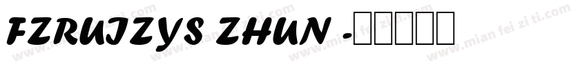FZRUIZYS ZHUN 字体转换